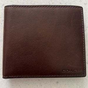 New Coach MBK Double Billfold Wallet